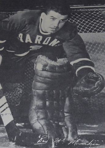 Roy McMeekin 1955 Cleveland Barons Goaltender