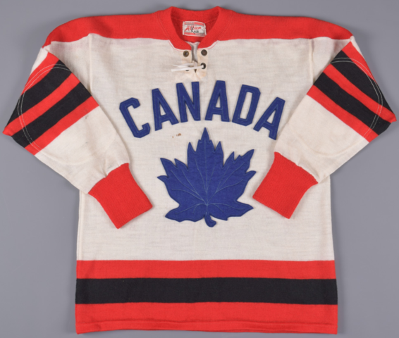 1959 Team Canada Game-Worn Wool Jersey - 1959 Belleville McFarlands