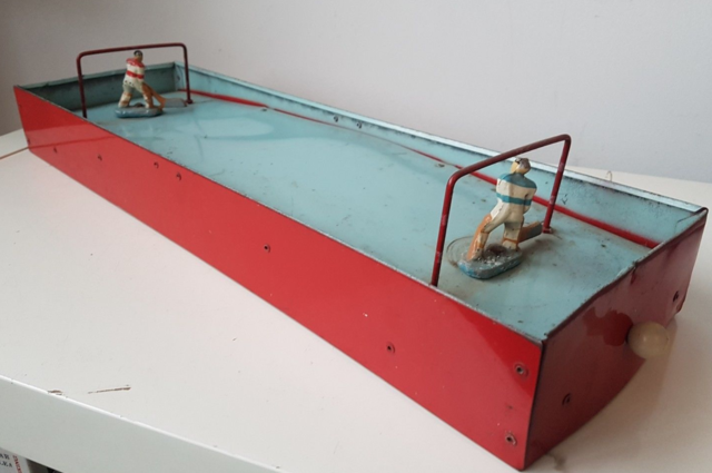 Antique Table Top Hockey Game - Metal