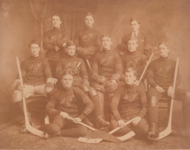 Dalhousie University Hockey Team 1909 Halifax, Nova Scotia