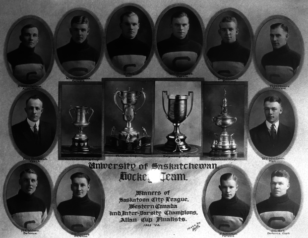 University of Saskatchewan Hockey Team 1923 Western Canada Hockey Champions