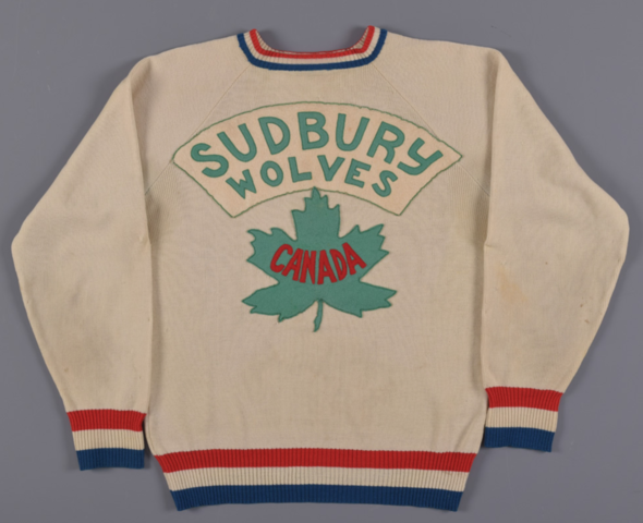 Sudbury Wolves Team Canada Hockey Jersey from 1938 IIHF World Championships