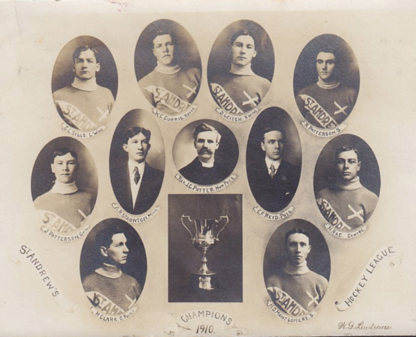 St. Andrew's College Hockey Team 1910 Little Big Four Champions