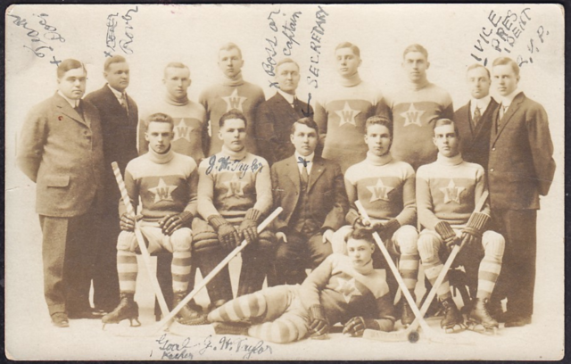 Woodstock Stars Hockey Team - circa 1910