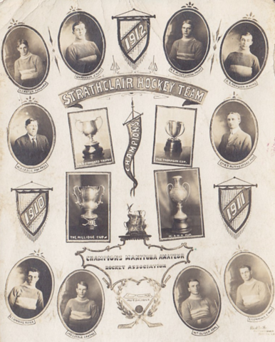 Strathclair Hockey Team 1912 Manitoba Amateur Hockey Association Champions