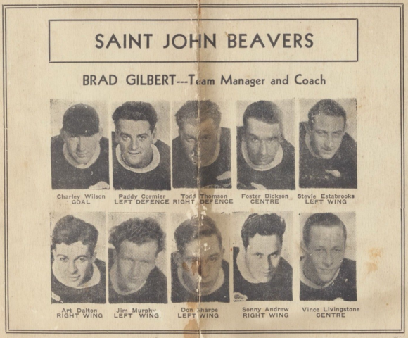 Saint John Beavers 1932 Southern Hockey League, New Brunswick