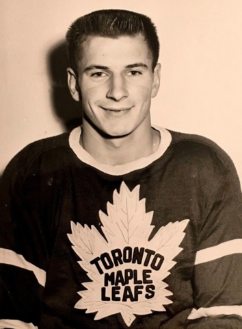Larry Cahan 1954 Toronto Maple Leafs