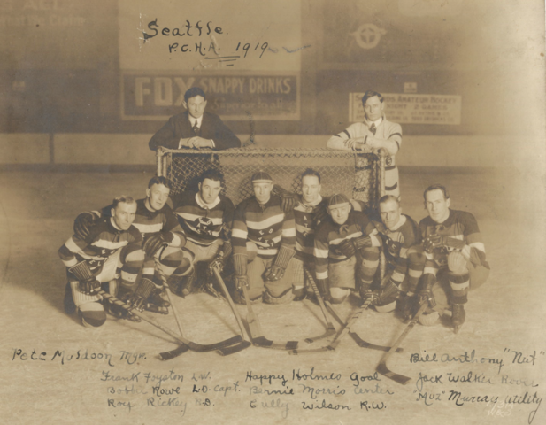 Seattle Metropolitans Team Photo 1919 Pacific Coast Hockey Association