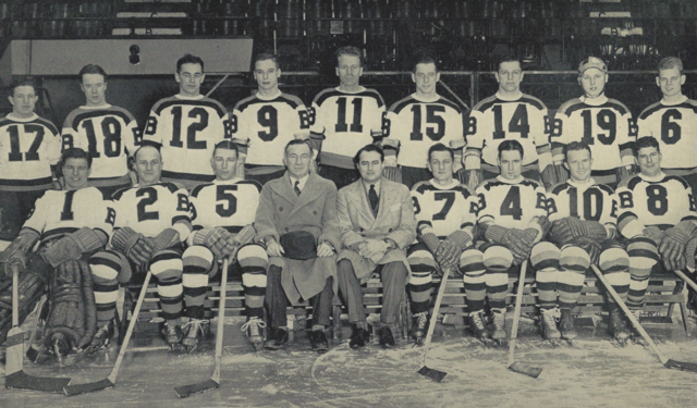 Boston Bruins Team Photo 1938