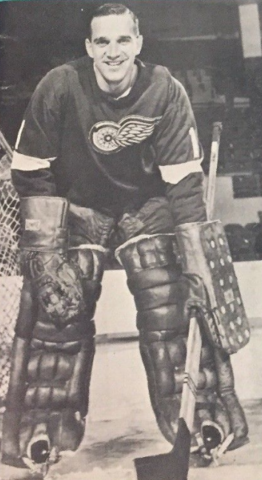 Roger Crozier 1965 Detroit Red Wings