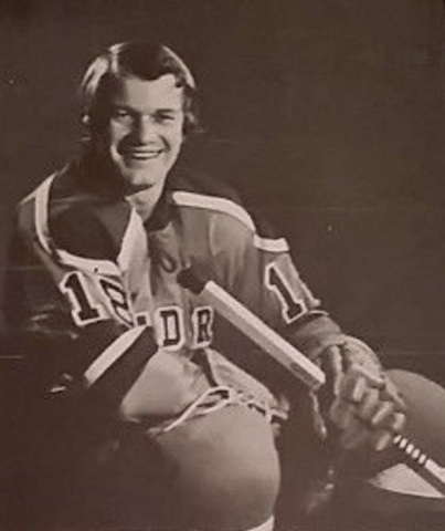 Mike Laughton 1972 New York Raiders - World Hockey Association / WHA