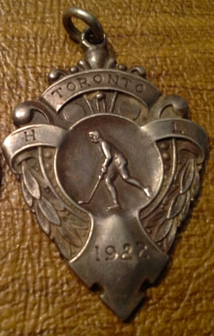 Toronto Hockey League 1922 Sterling Silver Medal 