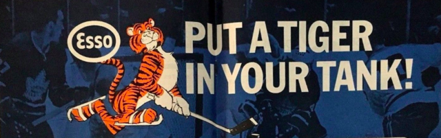 Put A Tiger In Your Tank 1966 Esso Hockey Ad