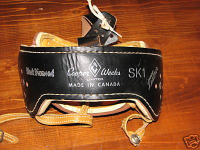 Leather Ice Hockey Helmet 1950s 1   Cooper Weeks SK1