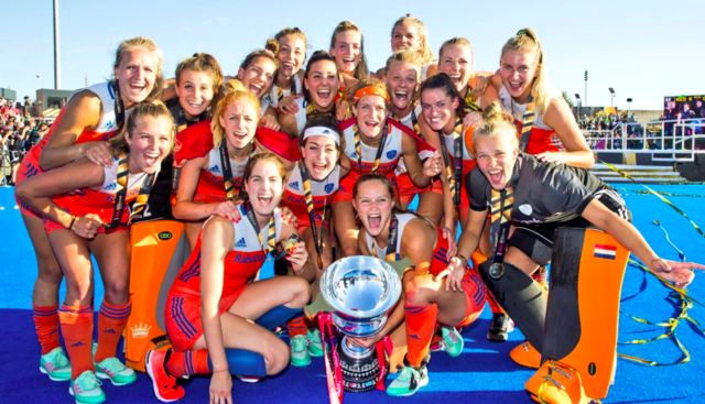 Netherlands Women's National Field Hockey Team  2018 FIH Hockey World Cup Champs