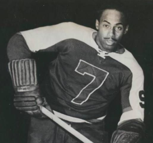 Herb Carnegie 1947 Sherbrooke St. Francis - Quebec Senior Hockey League