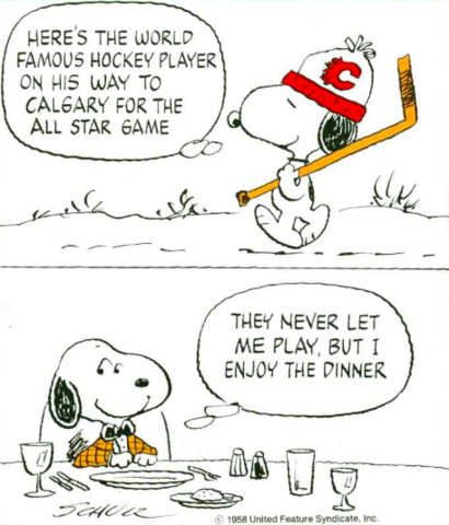 Snoopy Hockey 1985 NHL All-Star Game