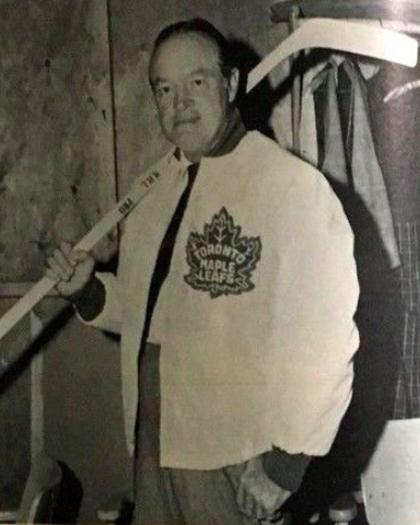 Bob Hope in a Toronto Maple Leafs Coaches Jacket 1965