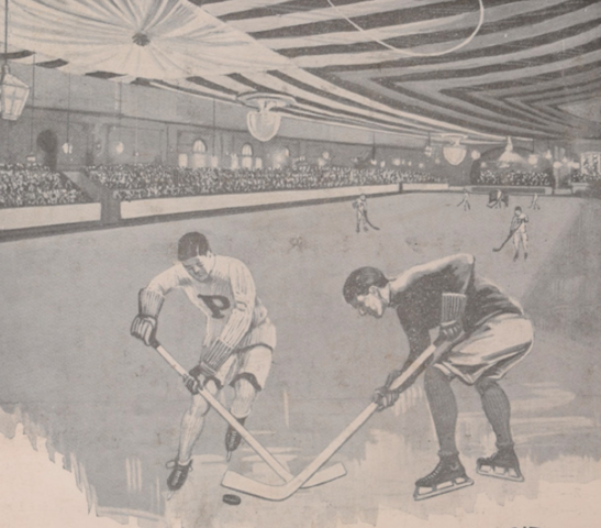 Duquesne Garden Hockey Program Art 1925