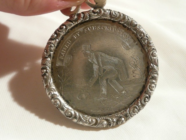 Curling Medal 1854 C