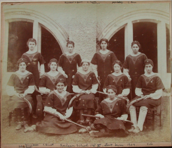 Roedean School Hockey Team 1909 