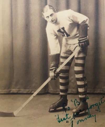 Hebron Academy Hockey Player 1926 "Lest We Forget"