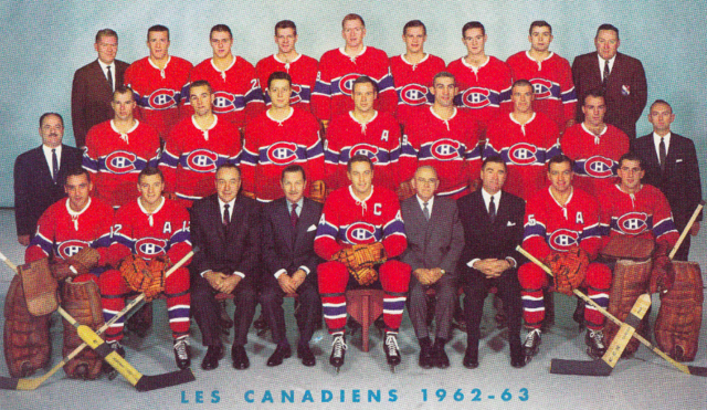 Montreal Canadiens Team Photo 1962  