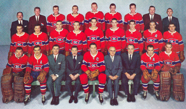 Montreal Canadiens Team Photo 1963