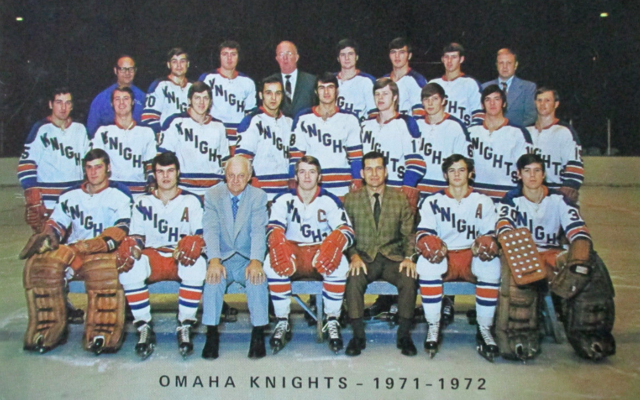 Omaha Knights Team Photo 1971