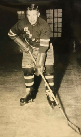 Frank Eddolls 1948 New York Rangers