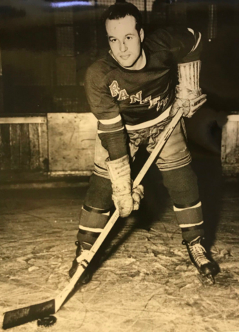 Edgar Laprade 1947 New York Rangers