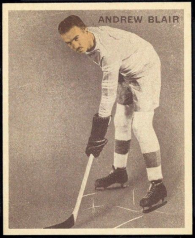Andrew Blair Hockey Card 1933 Ice Kings World Wide Gum No. 4