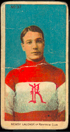 Newsy Lalonde Hockey Card 1910 C56 Imperial Tobacco #37
