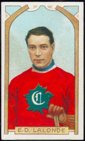 E.D. Lalonde Hockey Card 1911 C55 Imperial Tobacco No. 42 - Newsy Lalonde
