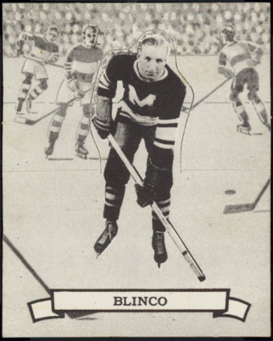 Russ Blinco Hockey Card 1936 V304 O-Pee-Chee Series D No. 127