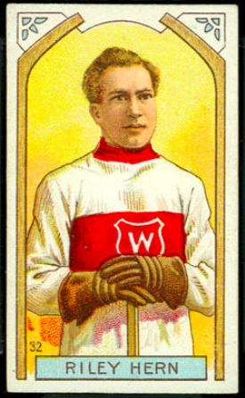 Riley Hern Hockey Card 1911 C55 Imperial Tobacco No. 32