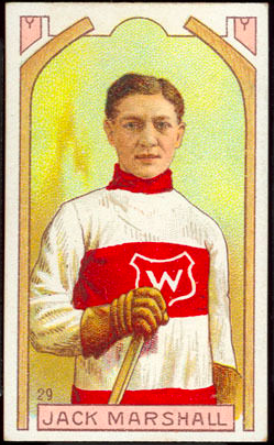 Jack Marshall Hockey Card 1911 C55 Imperial Tobacco No. 29 