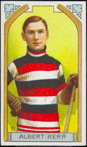 Albert Kerr Hockey Card 1911 C55 Imperial Tobacco No. 10