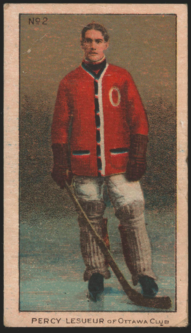 Percy LeSueur Hockey Card 1910 C56 Imperial Tobacco No. 2