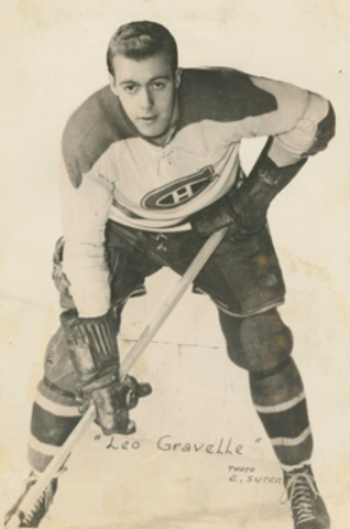 Léo Gravelle 1949 Montreal Canadiens