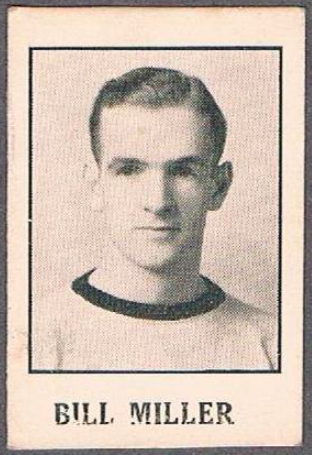 Bill Miller Hockey Card 1933 Moncton Hawks