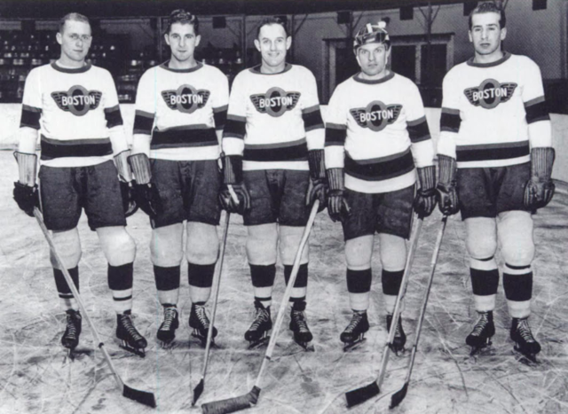 Dick Lewis, Paul Guibord, Frank Spain, Jumie Allen, Jack Costello Boston Olympic