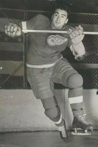 Jimmy Orlando 1941 Detroit Red Wings
