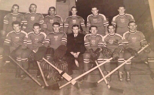 USA Hockey Team 1936 Winter Olympics