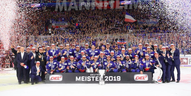 Adler Mannheim 2019 DEL / Deutsche Eishockey Liga Champions