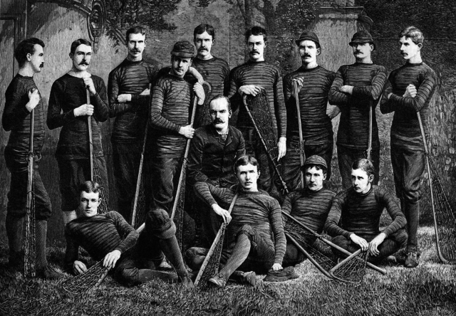 Antique Lacrosse 1884 The American Lacrosse Team