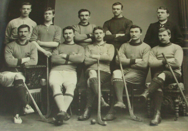 Aberdeen University Shinty Team - circa 1910