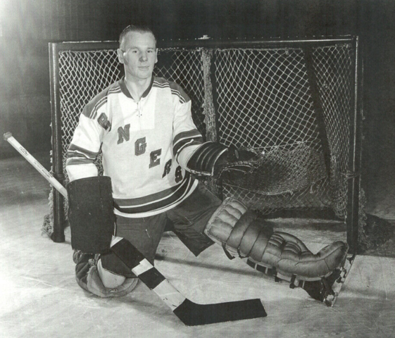 Johnny Bower 1954 New York Rangers 