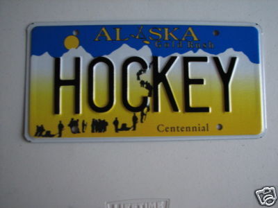 Hockey Licence Plate 2