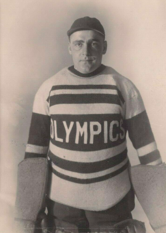 Herb Stuart - Detroit Olympics Goalie 1930